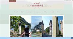 Desktop Screenshot of hoteltaunusblick.de